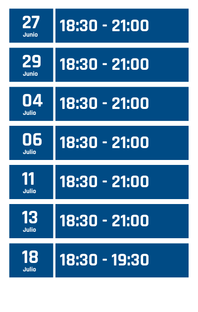 Horarios